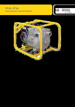 Vuilwaterpompen Wacker Neuson PT2A
