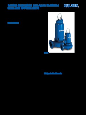 Vuilwaterpompen Sulzer XFP 150 E CB1 .2