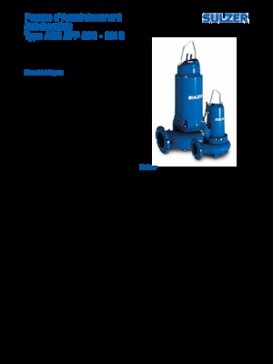 Vuilwaterpompen Sulzer XFP 150 E CB1 .2