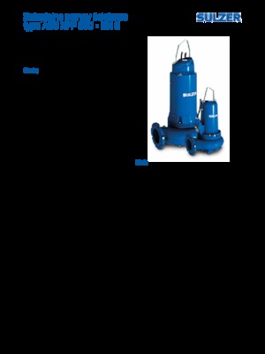 Vuilwaterpompen Sulzer XFP 150 E CB1 .2
