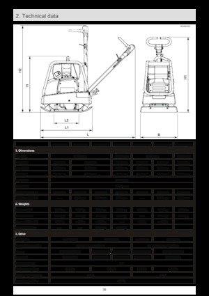 Omkeerbare Trilplaten Ammann APR 2620