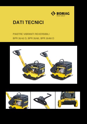 Omkeerbare Trilplaten Bomag BPR 35/60 D