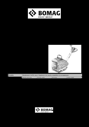 Omkeerbare Trilplaten Bomag BPR 40/60 D