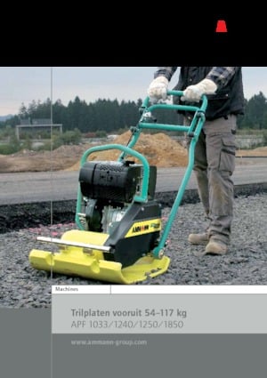 Eenrichtings Trilplaten Ammann APF 1240