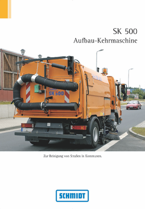 Veegwagens met dubbele werking Schmidt SK 500