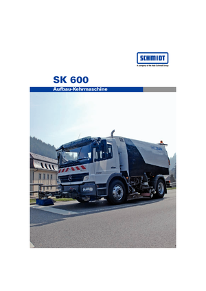 Veegwagens met dubbele werking Schmidt SK 600 dual