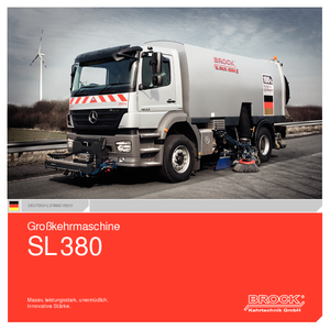 Veegwagens, met zuigmond rechts BROCK SL 380 K