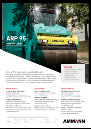 Tandemtrilwalsen Ammann ARP 95