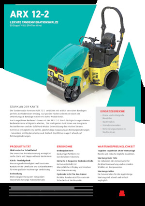 Tandemtrilwalsen Ammann ARX 12-2