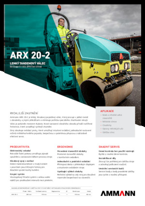 Tandemtrilwalsen Ammann ARX 20-2