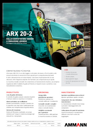 Tandemtrilwalsen Ammann ARX 20-2