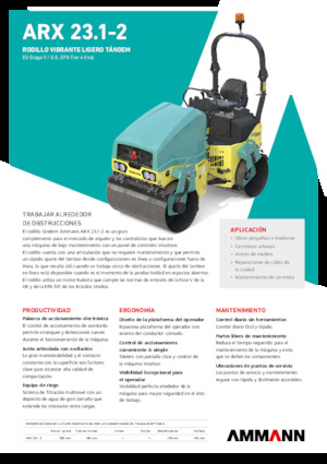Tandemtrilwalsen Ammann ARX 23.1-2