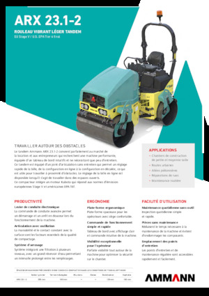 Tandemtrilwalsen Ammann ARX 23.1-2
