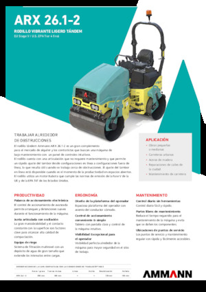 Tandemtrilwalsen Ammann ARX 26.1-2