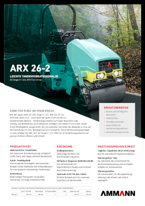 Tandemtrilwalsen Ammann ARX 26-2