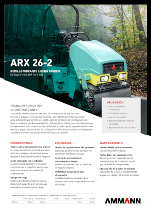 Tandemtrilwalsen Ammann ARX 26-2
