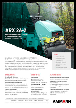 Tandemtrilwalsen Ammann ARX 26-2