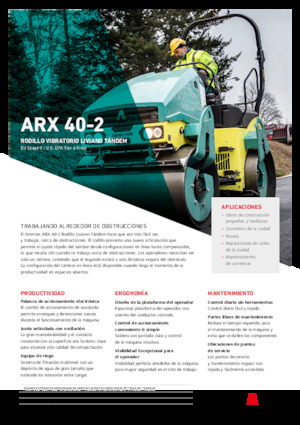 Tandemtrilwalsen Ammann ARX 40-2