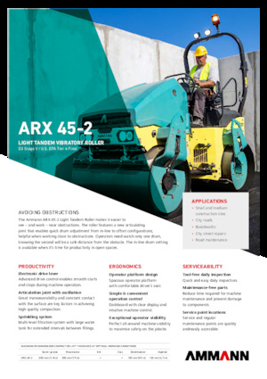 Tandemtrilwalsen Ammann ARX 45-2