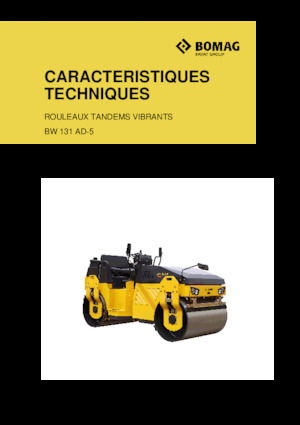 Tandemtrilwalsen Bomag BW 131 AD-5
