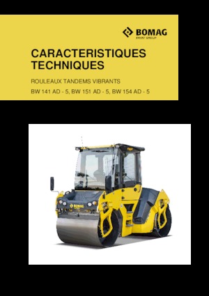 Tandemtrilwalsen Bomag BW 154 AD-5
