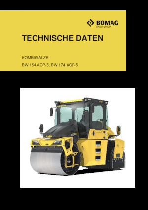 Tandemtrilwalsen Bomag BW 154 ACP-5