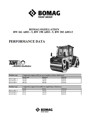 Tandemtrilwalsen Bomag BW 161 ADO-5