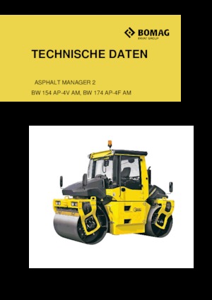 Tandemtrilwalsen Bomag BW 174 AP 4f AM