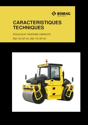 Tandemtrilwalsen Bomag BW 174 AP 4f