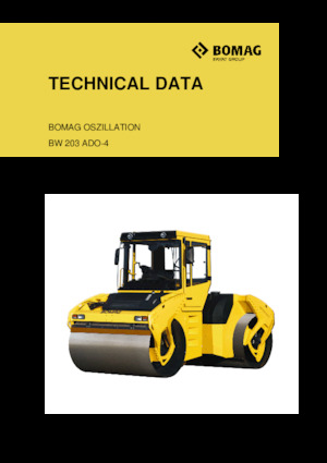 Tandemtrilwalsen Bomag BW 203 ADO-4