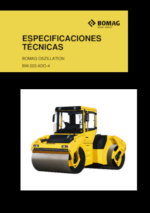 Tandemtrilwalsen Bomag BW 203 ADO-4