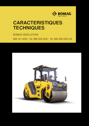 Tandemtrilwalsen Bomag BW 206 ADO-50