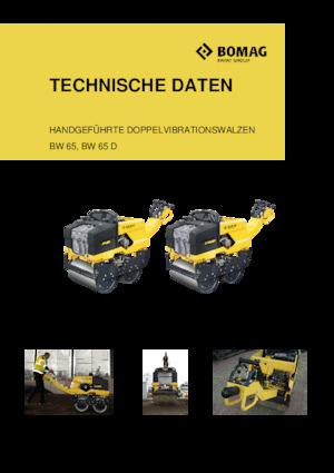 Tandemtrilwalsen Bomag BW 65