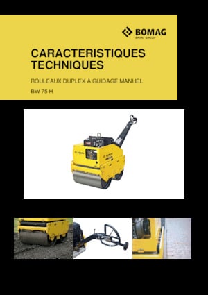 Tandemtrilwalsen Bomag BW 65 H