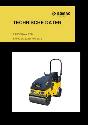 Tandemtrilwalsen Bomag BW 90 SC-5