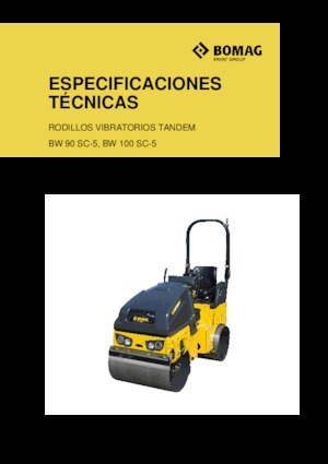 Tandemtrilwalsen Bomag BW 100 SC-5