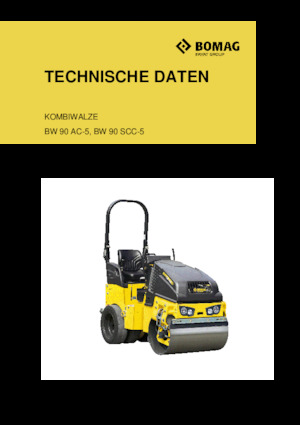 Tandemtrilwalsen Bomag BW 90 SCC-5