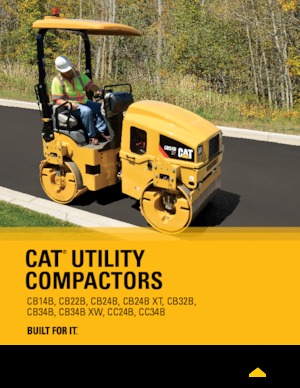 Tandemtrilwalsen Caterpillar CB24B