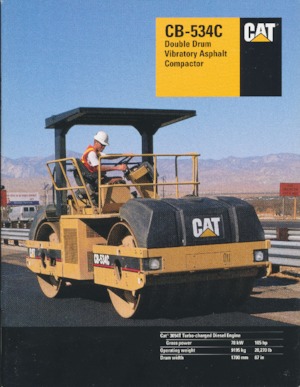 Tandemtrilwalsen Caterpillar CB-534C
