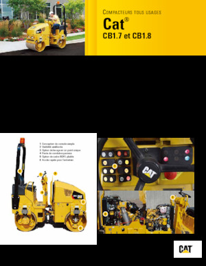 Tandemtrilwalsen Caterpillar CB1.7