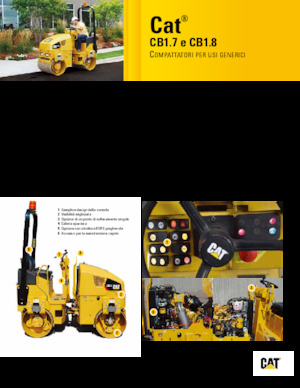 Tandemtrilwalsen Caterpillar CB1.8