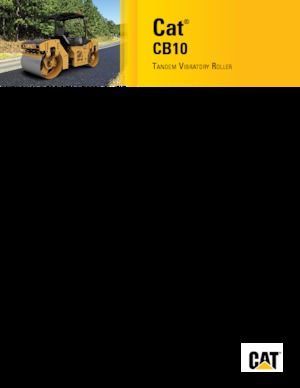 Tandemtrilwalsen Caterpillar CB10