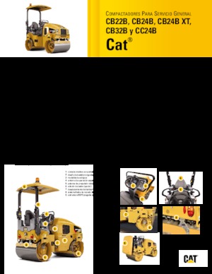 Tandemtrilwalsen Caterpillar CB24B