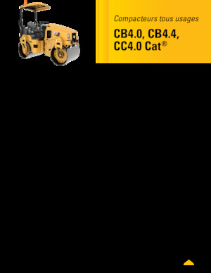 Tandemtrilwalsen Caterpillar CC4.0