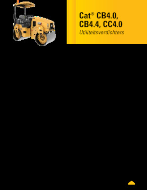 Tandemtrilwalsen Caterpillar CC4.0