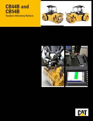 Tandemtrilwalsen Caterpillar CB44B