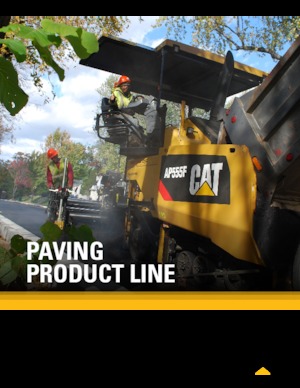 Tandemtrilwalsen Caterpillar CB68B