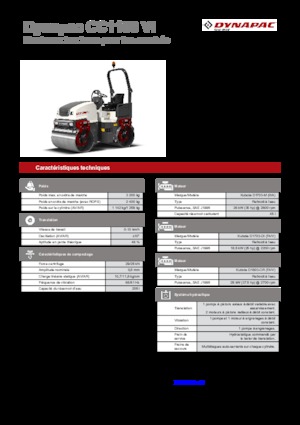 Tandemtrilwalsen Dynapac CC 1100 VI