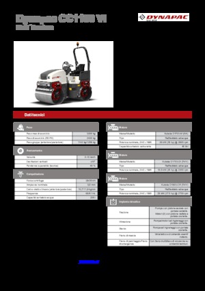 Tandemtrilwalsen Dynapac CC 1100 VI
