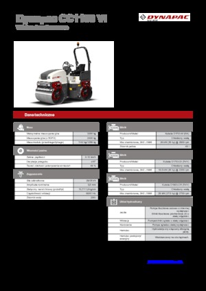 Tandemtrilwalsen Dynapac CC 1100 VI